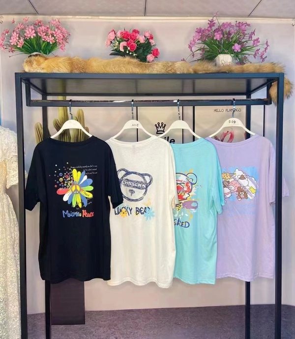 便宜跑量女装短袖t恤百搭减龄显瘦上衣夏t