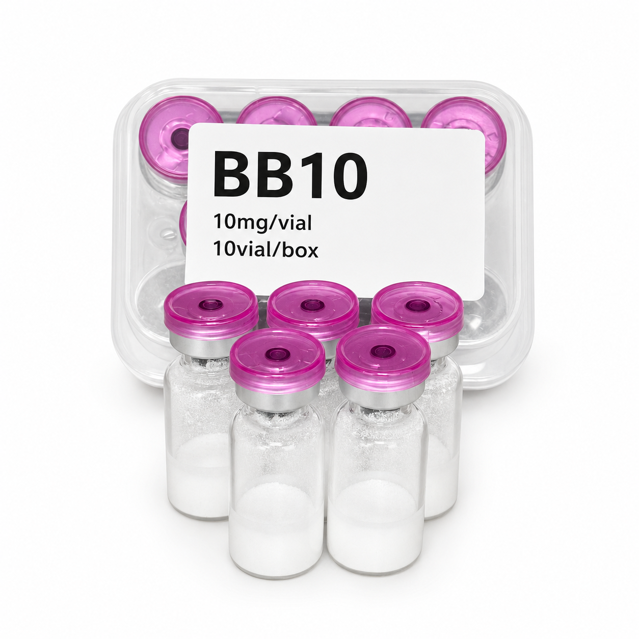 BB10(BPC-157 +TB-500)10mg×10vials image 1