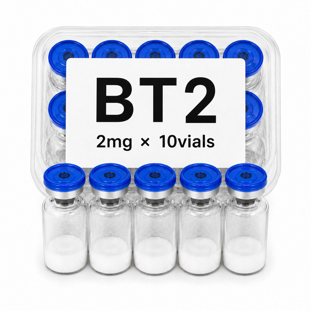 BT2（TB-500 (Thymosin Beta-4）2mg×10vials image 1