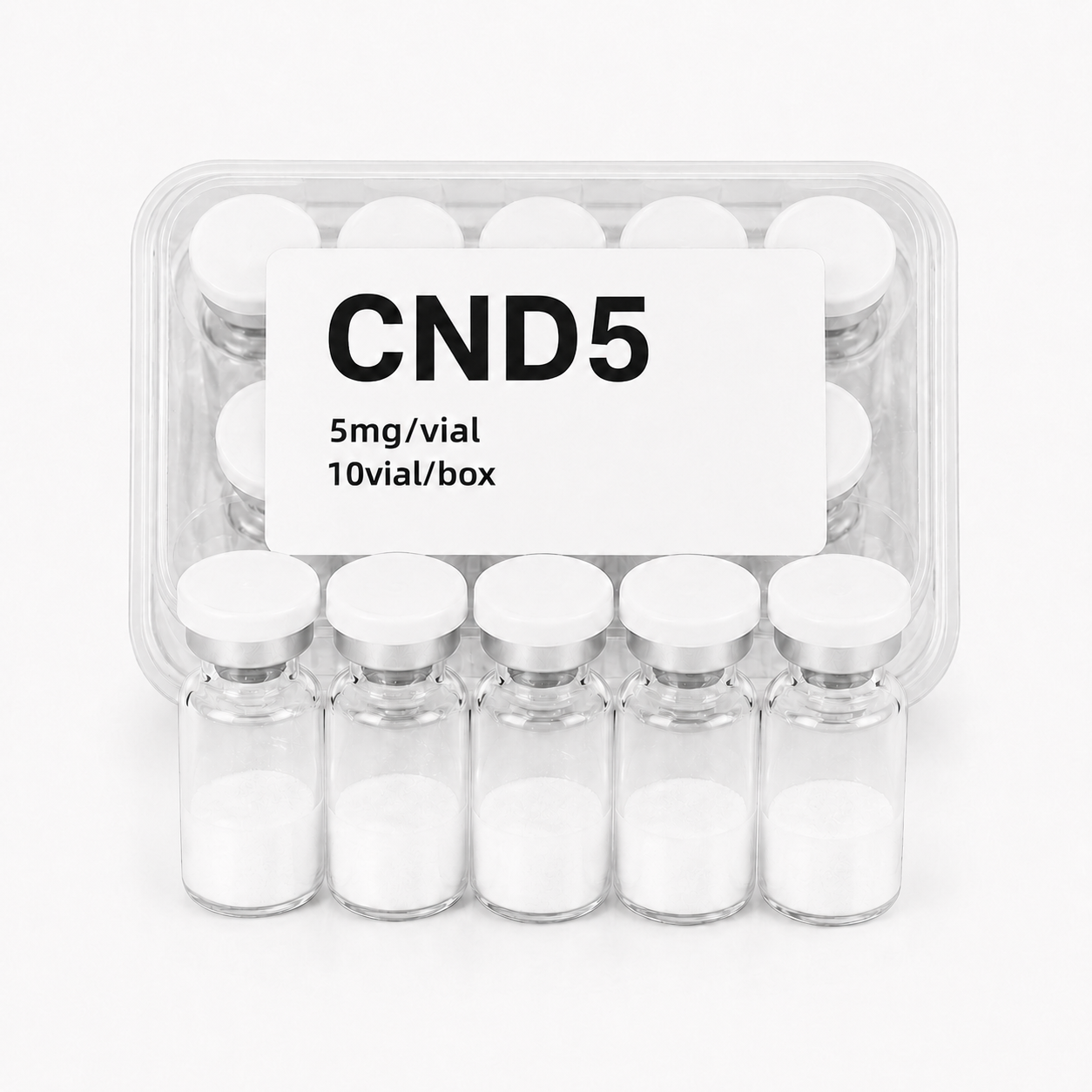 CND5（CJC-1295 no DAC）5mg×10vials image 1