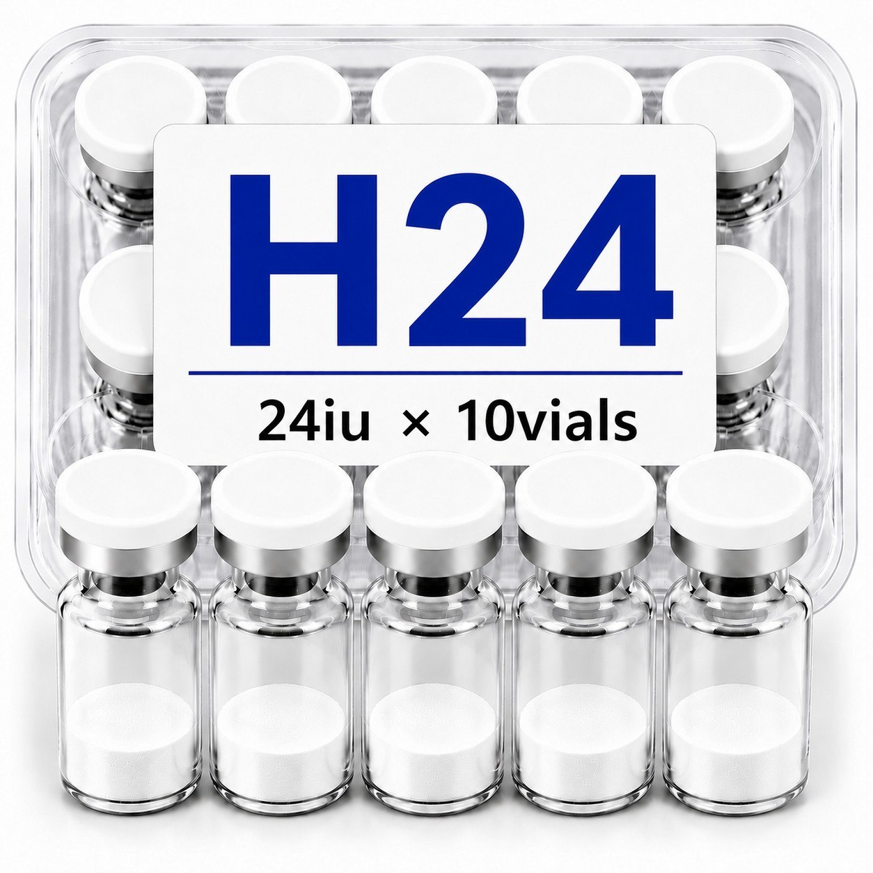 H24 (HGH 191AA (Somatropin)) 24iu×10vials image 1