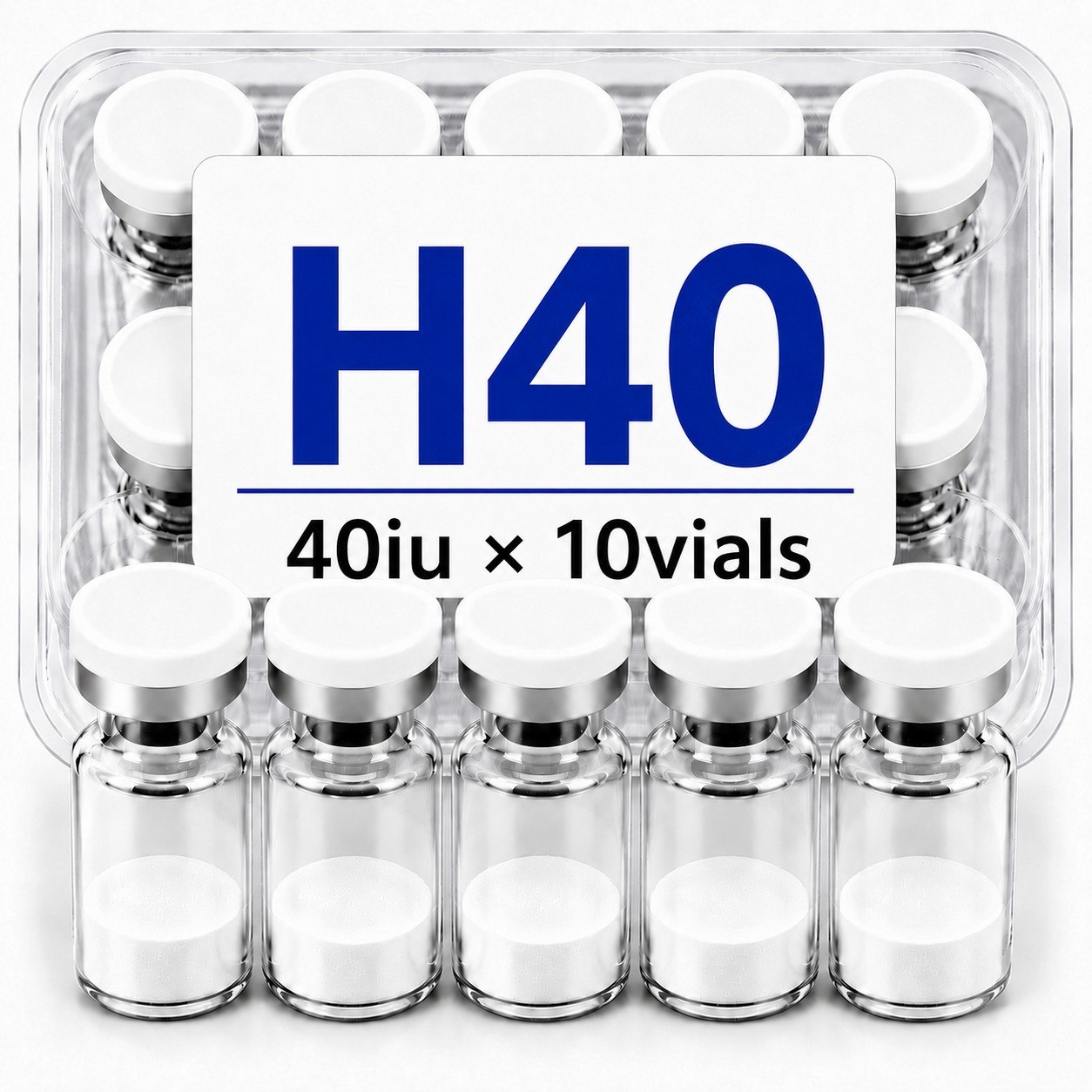 H40（HGH 191AA (Somatropin)）40iu×10vials image 1